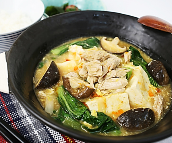 豚肉とチンゲン菜のスープ煮