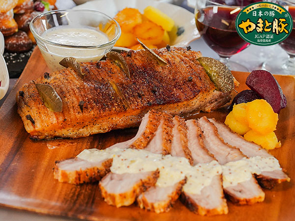 やまと豚バラ肉のクリスピーローストポーク